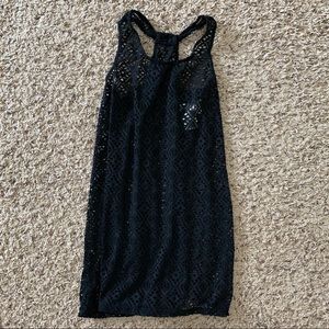 Black Swimwear Coverup (Kids)